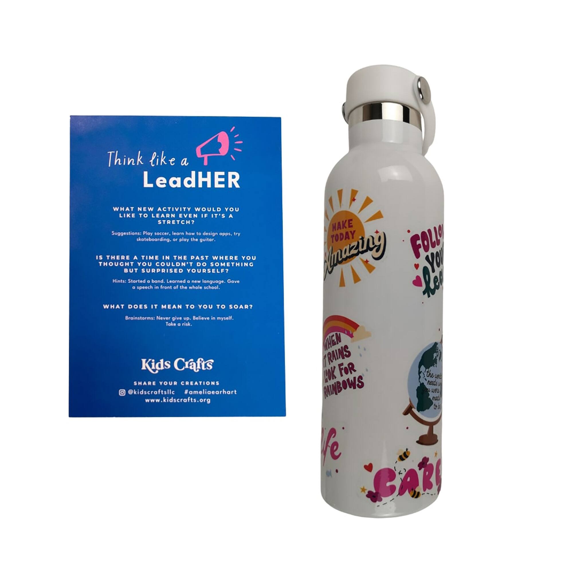 Kids Crafts Care Like Greta Water Bottle Sticker Decorating DIY Craft Kit